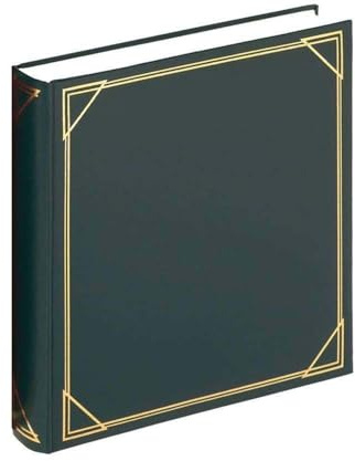 walther design Album Fotografico Verde 30 x 30 cm Similpelle con goffratura, Album Standard MX-200-A