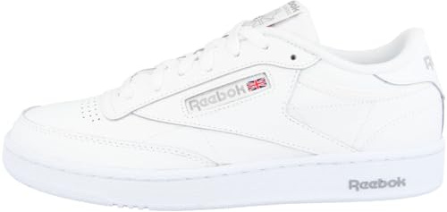 Reebok Club C 85, Chaussures de Gymnastique Mixte, Blanc (Intense-White/Sheer Grey), 42.5 EU