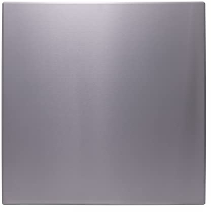 RiversEdge Products Stainless Steel Kitchen Backsplash, 30 x 30, Polished, Modern, Magnetic, Formed Edges, 15 lbs, 1 piece
