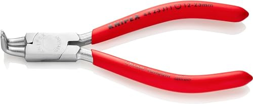 KNIPEX Sicherungsringzange für Innenringe, 44 23 J11 | Ring-Ø 12-25 mm, Spitzen-Ø 1,3 mm, gewinkelt 90°, Sprengringzange, Seegeringzange