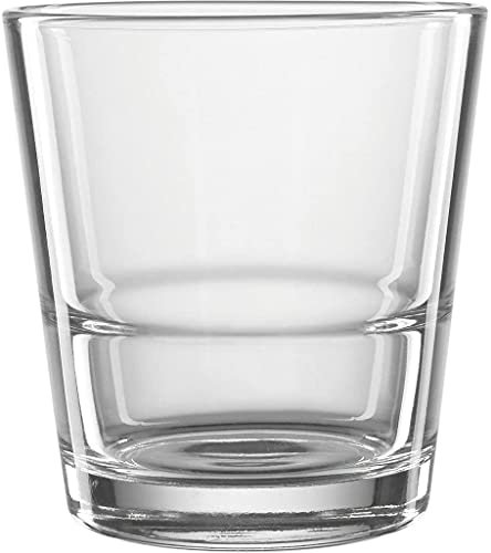 Leonardo Event Wasser-Gläser, 1 Stück, spülmaschinengeeignete Saft-Gläser, stapelbare Trink-Becher aus Glas, Getränke-Set, 280 ml, 010699