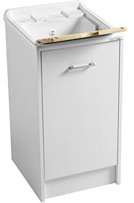 Lavapanni lavatoio Domestica Colavene a 1 anta 45x50 colore tela bianco