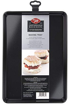 Tala Performance Baking Tray, Professional Gauge Carbon Steel with Eclipse Non-Stick Coating, Perfect for Cooking and Roasting, 34.5x24.3x2.1 cm
