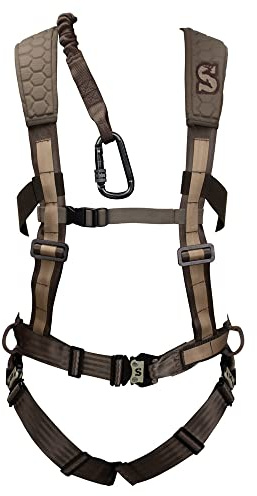 Summit Treestands Men's Pro Safety Harness, Medium, Black (SU83081)