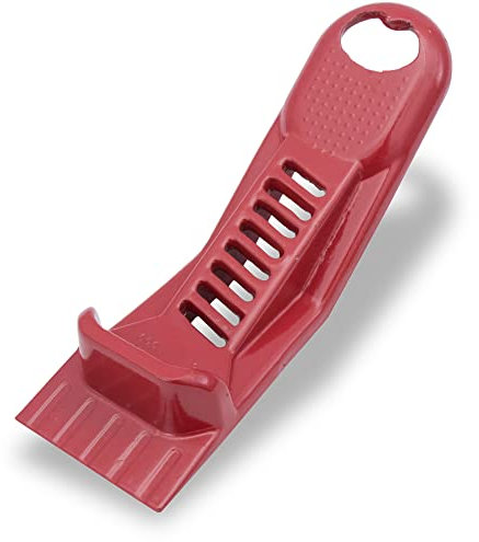 Marshalltown Drywall Panel Lifter, Drywall Rasp, Drywall Tool Includes Built in Bottle Opener, Lightweight, Non-Clogging Rasp, Door Hanging Tool, PL589, Red