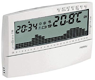 Perry 1CRCR017BG Cronotermostato Buono e Economico, Bianco