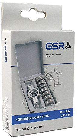 PROFI Schneideisensatz 8 tlg. M3 - M12, HSSG
