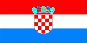 FRIP –Versand Kroatien Fahne Flagge Gr. 0,90x0,60m mit Ösen