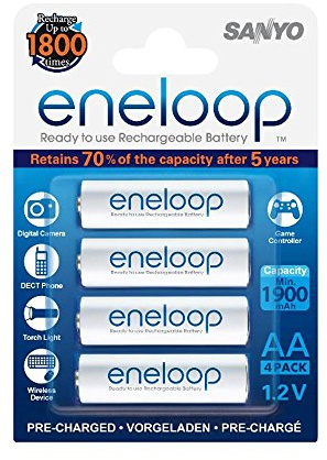 Sanyo eneloop AAReadytoUse Mignon NI-MH Akku HR-3UTGB-4BP (1900 mAh, 4er Pack)