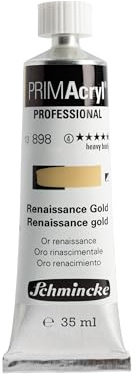 Schmincke PRIMAcryl Professional Renaissance Gold 35 ml Tube, 13 898 009