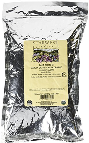 Starwest Botanicals Organic Barley Grass Powder, 1 Pound