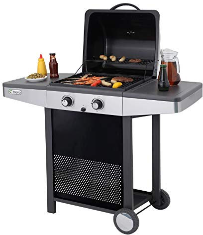 tepro Gasgrill Princeton, 2 Edelstahl-Brenner je 3 kW, Grillfläche: ca. 47 x 40 cm, 3134