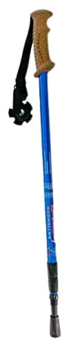 Nordic Walking Aluminium Teleskop Gehstock Stock Antishock 62-135cm blau*NEU*OVP*