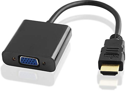BestPlug S ave câble VGA VGA D-Sub HD 15 broches HDMI Adaptateur 1 x 15 broches femelle femelle femelle en entrée 1 x 3.5 mm Aux Jack femelle micro USB femelle vers 1 x sortie HDMI mâle Out 20 cm 0,2 m 0,2 m