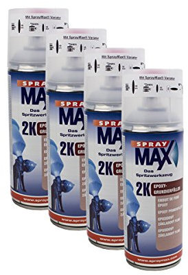 Kwasny 4X 680 033 SPRAYMAX 2K Epoxy-Grundierfüller grau 400ml