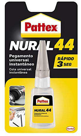 Pattex Nural 44, pegamento universal instantáneo, transparente, 20 gr