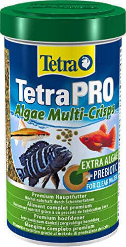 Tetra Pro Algae Multi-Crisps - Premium Fischfutter mit Algenkonzentrat für erhöhte Widerstandskraft, 500 ml