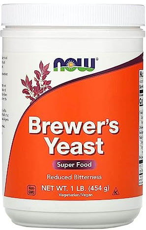 NOW Brewer's Yeast, 1-Pound (Pack of 2)