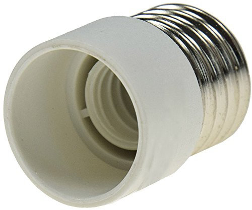Lampensockel Adapter E27 auf E14 Kunststoff für Halogen & LED Leuchtmittel bis 25 Watt Kunststoff Fassung Lampenadapter Lampensockel für LED-Lampen, Glühbirnen, Energiesparlampen