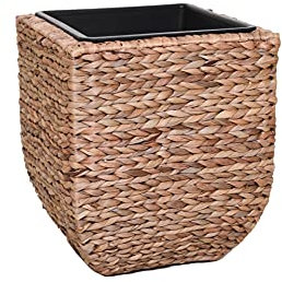 VIVANNO Jardinière Pot de Fleurs en Jacinthe d'eau Asia 40 Naturel