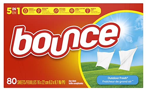 Bounce Weichspülertücher, frischer Außenluftduft, 80 Tücher
