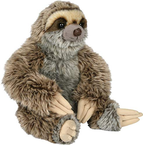Uni-Toys - Paresseux, Assis - 25 cm (Hauteur) - Animaux Sauvages en Peluche - Peluche, Doudou