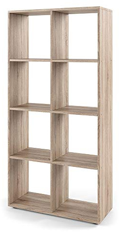 Vicco Raumteiler Scutum, Sonoma, 143 x 72 cm | zur Nutzung als Raumteiler oder offenes Bücherregal