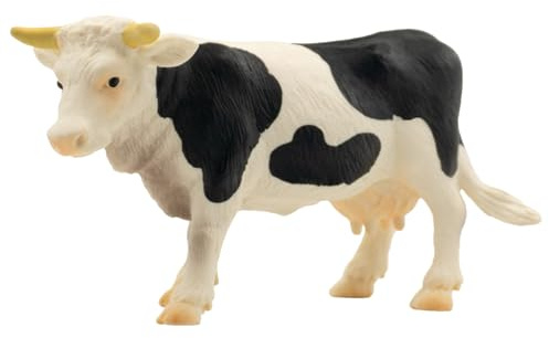 Bullyland 62609 - Spielfigur Kuh Fanny schwarz-weiß gefleckt, ca. 12,2 cm große Tierfigur, detailgetreu, PVC-frei, ideal als kleines Geschenk für Kinder ab 3 Jahren