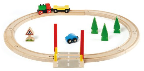 BRIO 33175 Bahn Starterset mit Autotransporter