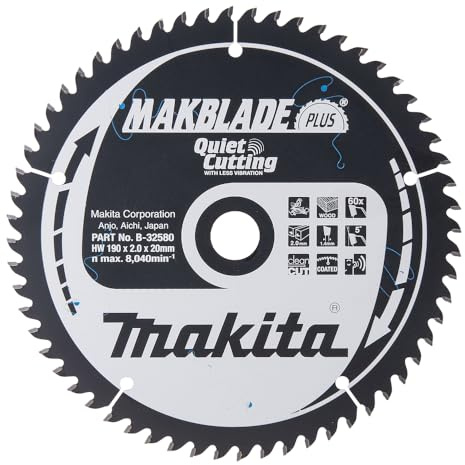 Makita B-32580 Makblade Plus 190x20x60T