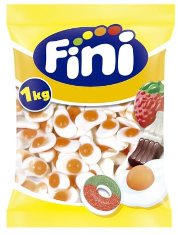 Fini Caramelo de Goma Huevos Brillo - Paquete de 1 kg
