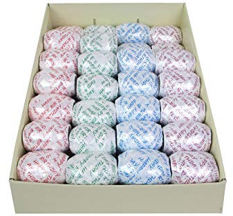 Eiknäuel-Sortiment 10 mm x 20 m Potpourri multicolor, 24 Stück sortiert im Karton