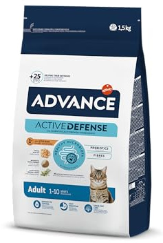 Advance Cat Adult, Pienso para Gatos Adultos con Pollo, 1,5kg