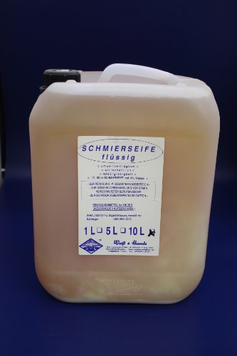 Wasserrose® 10 Liter SCHMIERSEIFE FLÜSSIG GOLDSCHMIERSEIFE Made IN Germany
