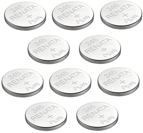 Renata Batteria per orologio singolo Renata 346 o SR 712 SW 1.55V (10 x 346 o SR 712 SW)