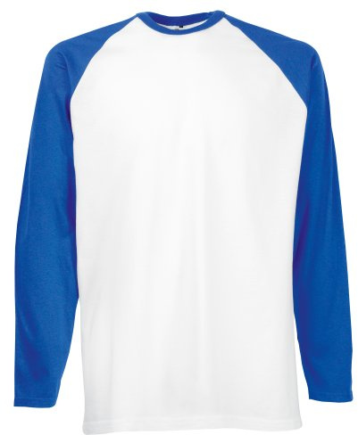 Fruit of the Loom Herren Baseball Classic Long Sleeve T-Shirt