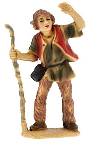 Marolin Hirte spähend, zu 9cm Fig. (Kunststoff)
