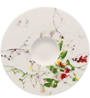Rosenthal Brillance Fleurs Sauvages Platillo para Taza de Café Espresso, Porcelana De Hueso, Multicolor, 15x15x2 cm