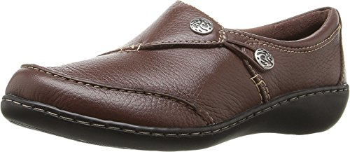 Clarks Damen Ashland Lane Q Slipper, Redwood, 39.5 EU Schmal