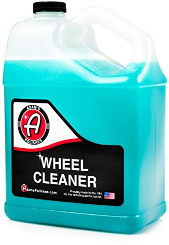 Adam's Polishes Wheel Cleaner Gallon - Tough Wheel Cleaning Spray for Car Wash Detailing | Rim Cleaner & Brake Dust Remover | Safe On Chrome Clear Coated & Plasti Dipped Wheels| Use w/Wheel Brush