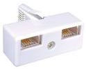 Philex Ltd AF8 - BT TELEPHONE 2 WAY SPLITTER DOUBLE SOCKET ADAPTER