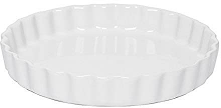 Excelsa Grande Forno Fuente Rectangular Hornear croatas de Todo Tipo, Cerámica, Blanco, 27 cm