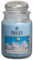 Price's Candles Candela in Giara Grande Cotton Powder-Durata Fino a 150 Ore di Combustione, Cera, Azzurro