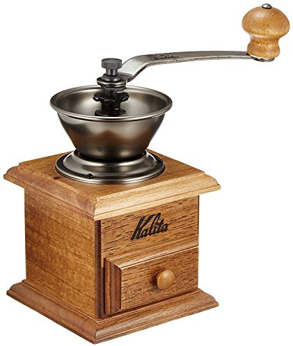 Kalita handkaffekvarn i trä från Japan – justerbar malning – av