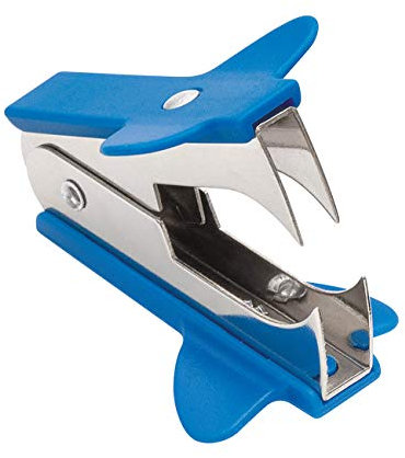 WEDO Hefterlöser / Staple Remover – Economy Enthefter aus Metall mit ergonomischem Kunststoffgriff, kompakt & leicht, schont Papier – praktischer Bürohelfer