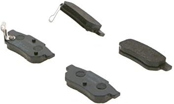 Bosch BP582 - Pastiglie Freni Auto, Trasero - Calidad Bosch - Reducción de Ruido y Polvo - Certificación ECE-R90 - Sin Cobre - 1 Juego de 4 Pastillas