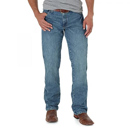 Wrangler - Pantalón Vaquero Retro Entallado, Corte Tipo Bota, para Hombre, Usado en, 32W x 32L