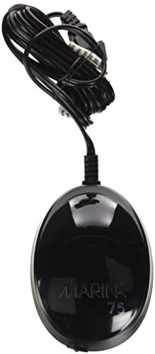Marina 11112 Durchlüfterpumpe 75, für Aquarien bis 100L, Schwarz