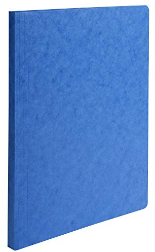 Exacompta 50er Pack Premium Aktendeckel. Aus extra starkem Colorspan-Karton für DIN A4 blau Hefter ideal für das Büro und Schule und die mobile Organisation