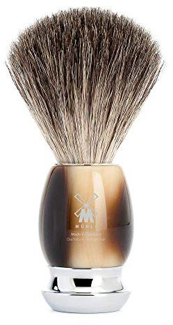 MÜHLE Pure Badger Shaving Brush (Faux Horn)